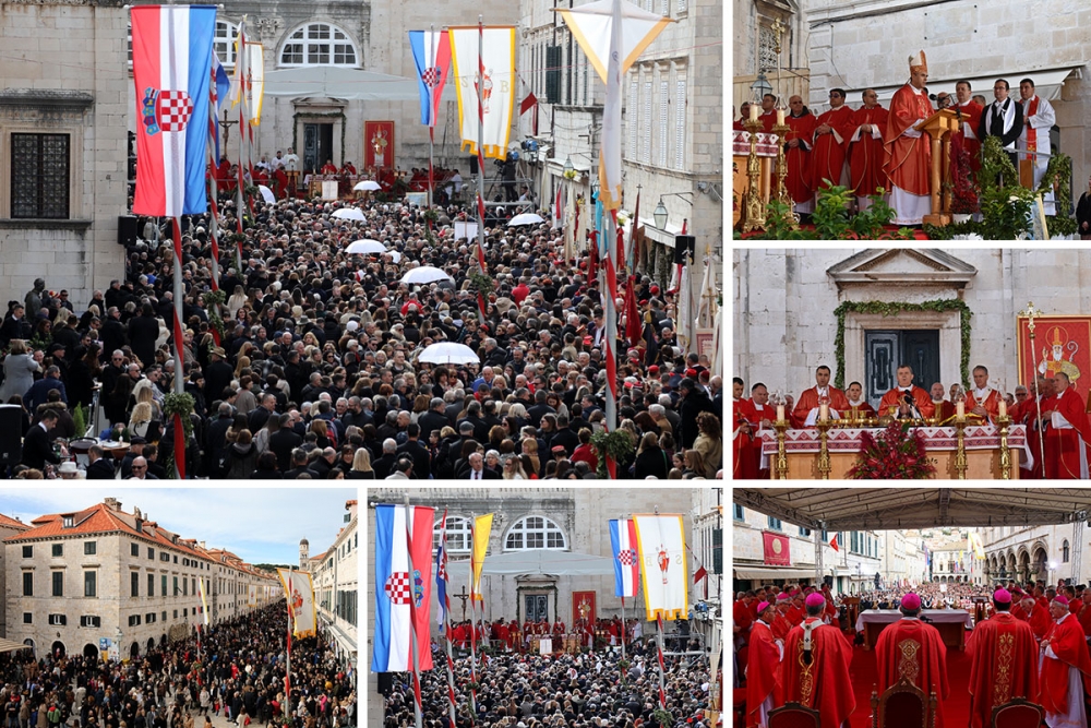 Mons. Vuk&scaron;ić na misi Sv. Vlaha: Kr&scaron;ćanin živi vjeru u trajnoj napetosti između ispovijedanja i ugroze (FOTO)