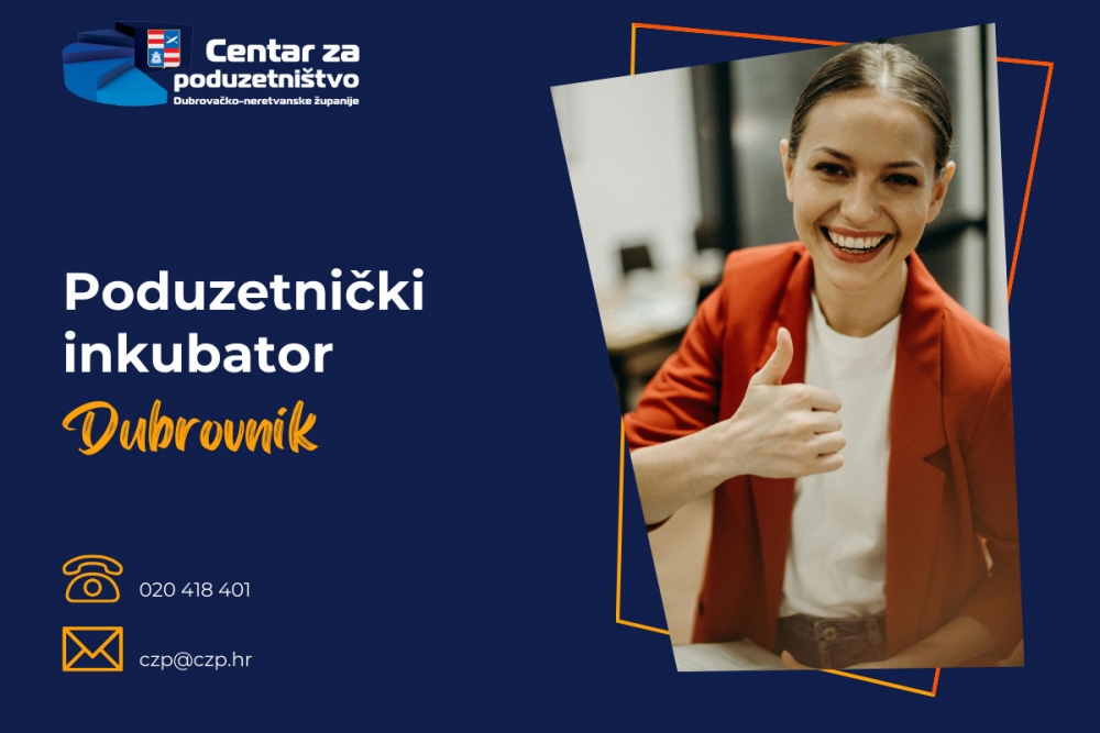 Objavljen novi Javni poziv za subvencionirano dijeljenje poslovnog prostora u Poduzetničkom inkubatoru