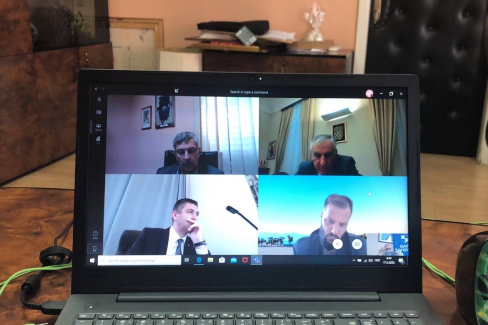 Župan Dobroslavić održao videokonferenciju s čelnicima nekoliko gradova i općina