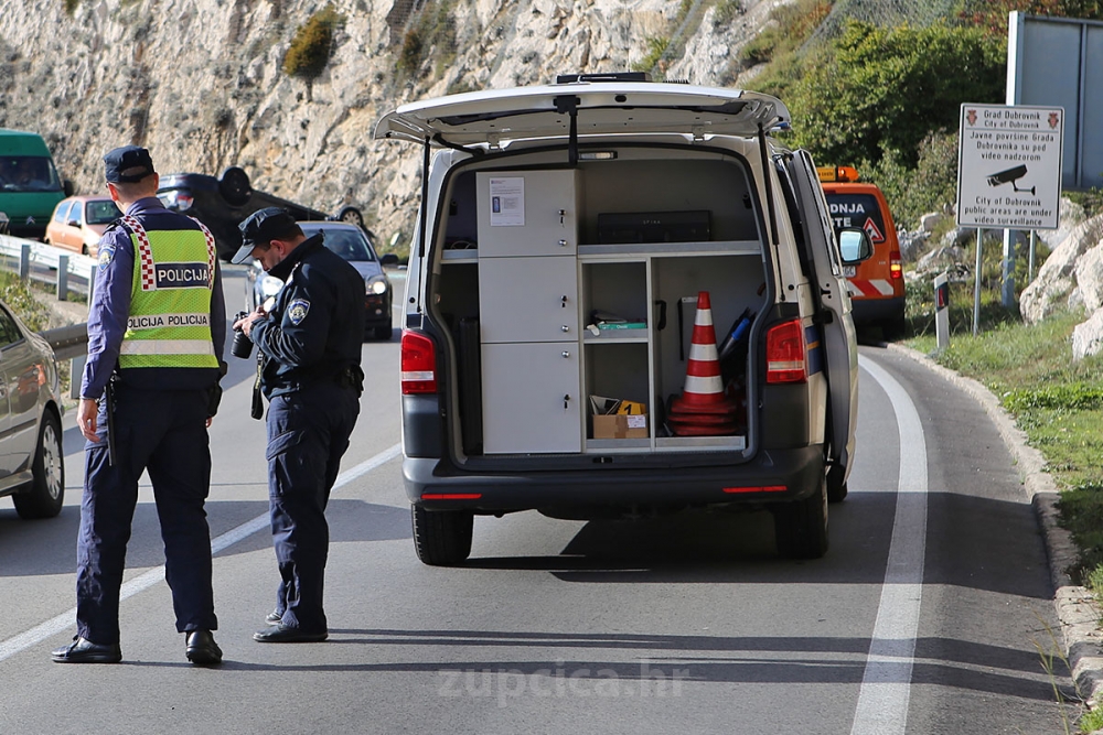 U proteklom tjednu dvije prometne nesreće s ozlijeđenim osobama, najveća kazna izrečena u Dubrovniku