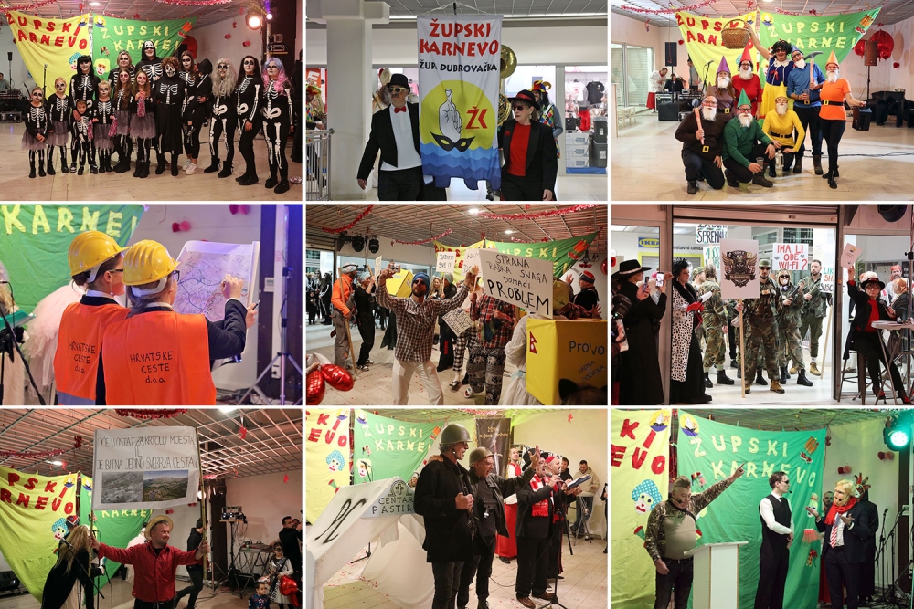 Župski karnevo na Valentinovo u Spioni; Ljube se dobri, lo&scaron;i i zli (FOTOGALERIJA/VIDEO)