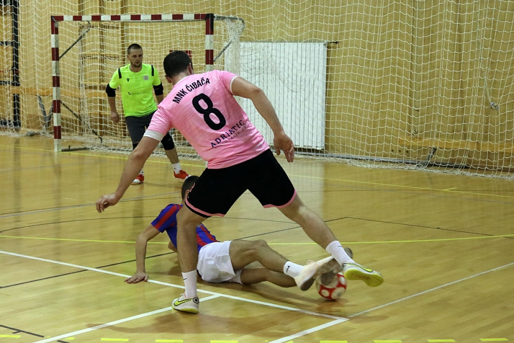 Županijska futsal liga; Nakon tri odigrana kola MNK Čibača sa stopostotnim učinkom druga na tablici