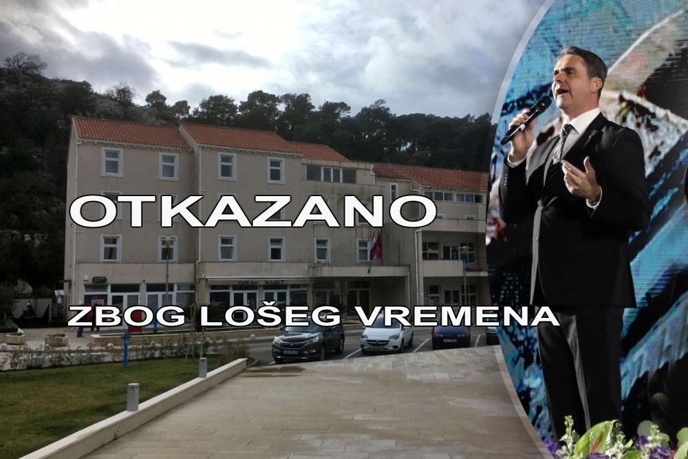 Zbog lo&scaron;eg vremena otkazan večera&scaron;nji koncert Đanija Stipaničeva na Trgu u Srebrenom