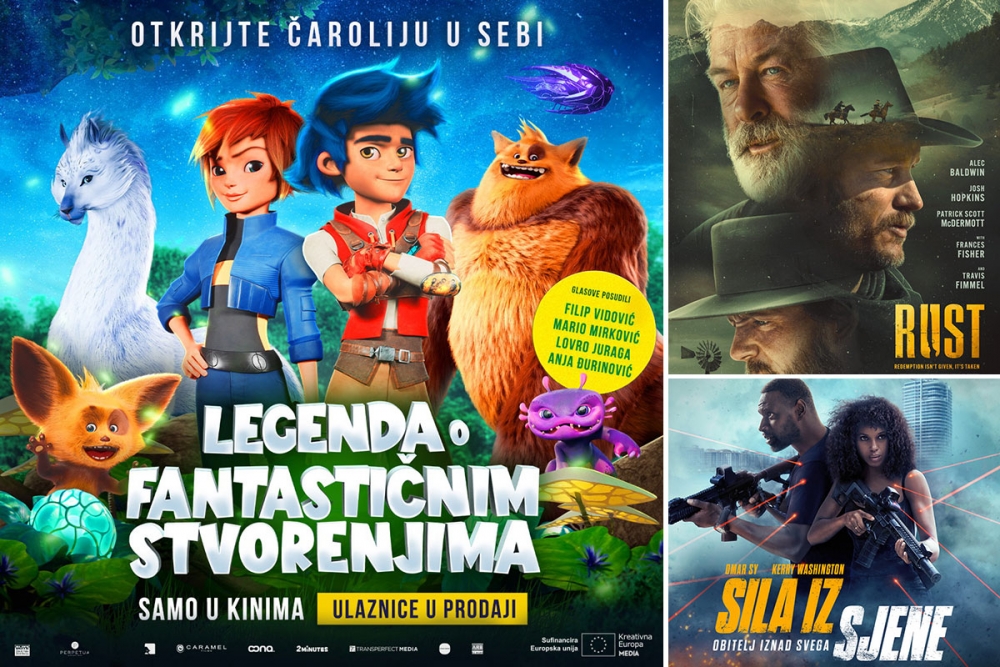 Novi kino tjedan u Slobodi i Visiji; "Rust", "Sila iz sjene", "Legenda o fantastičnim stvorenjima" ..